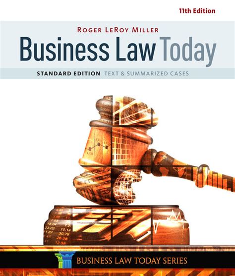 This is NOT the <b>TEXT</b> BOOK. . Business law today standard text and summarized cases 11th edition pdf